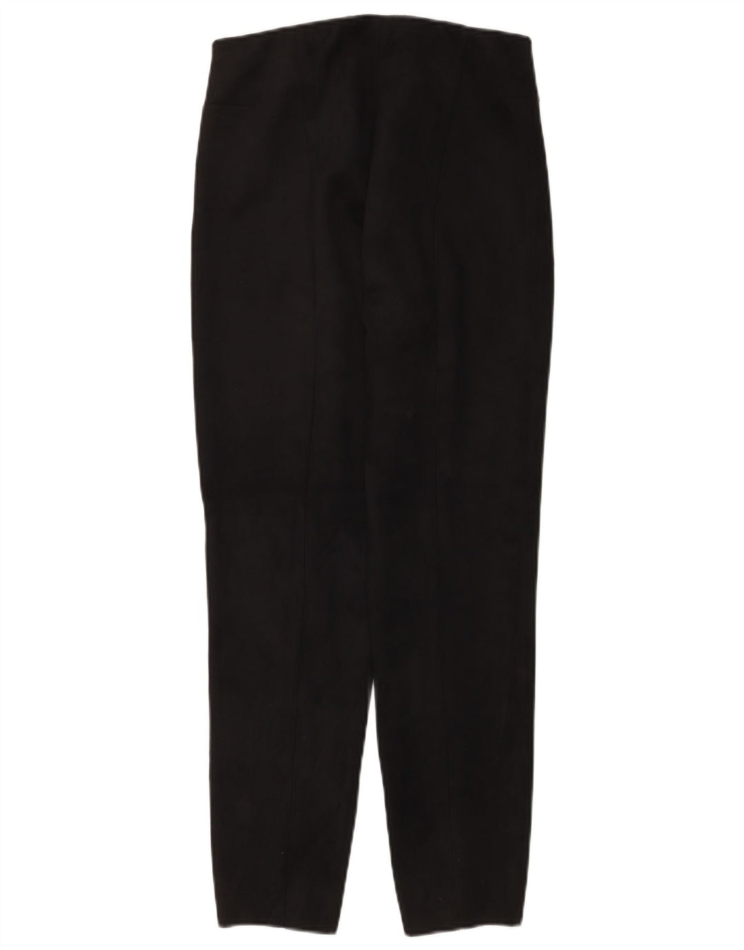 Damskie spodnie typu slim casual Zara, duże, W30 L27, czarny poliester