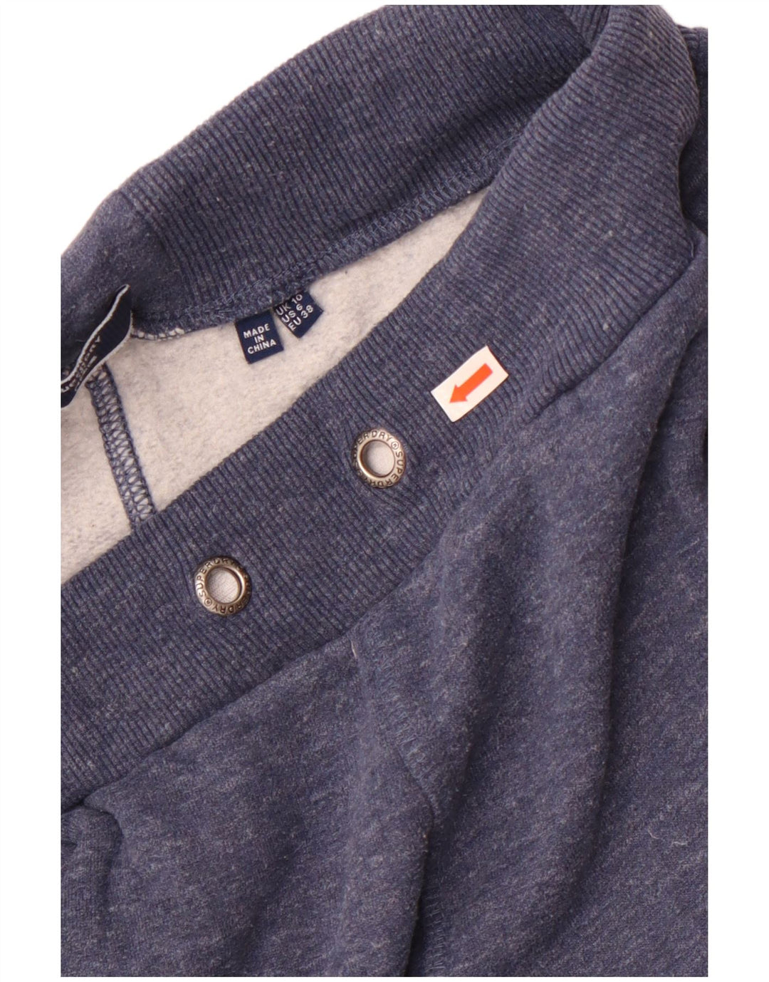 Damskie spodnie dresowe Superdry Joggers UK 10 Małe granatowe nakrapiane