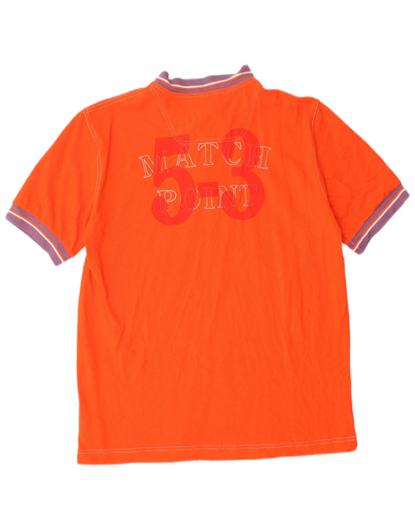 Męska koszulka polo Diadora XL Pomarańczowa, bawełniana