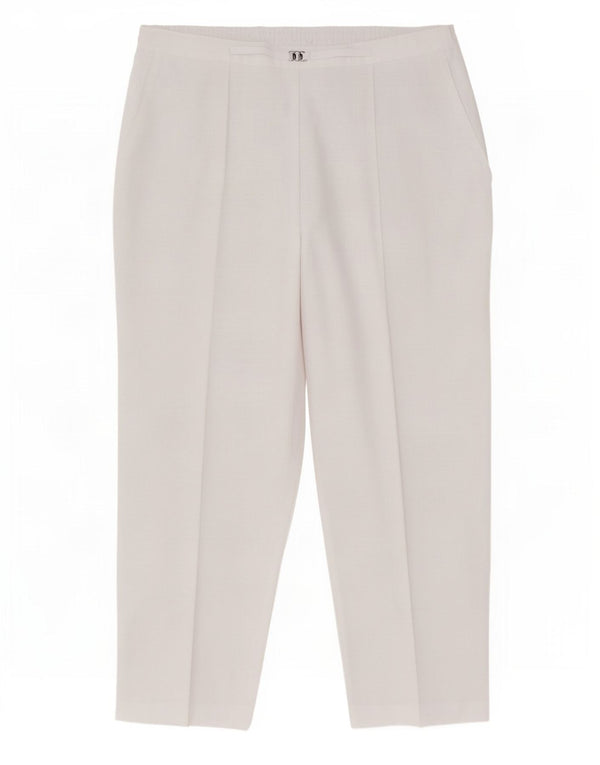 Marks & Spencer Damskie zwężane spodnie Chino UK 18 XL W40 L30 Białe