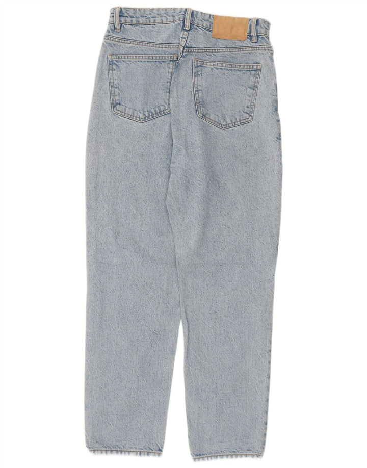 Damskie jeansy z wysokim stanem Zara EU 40 Medium W30 L27 Niebieskie bawełniane