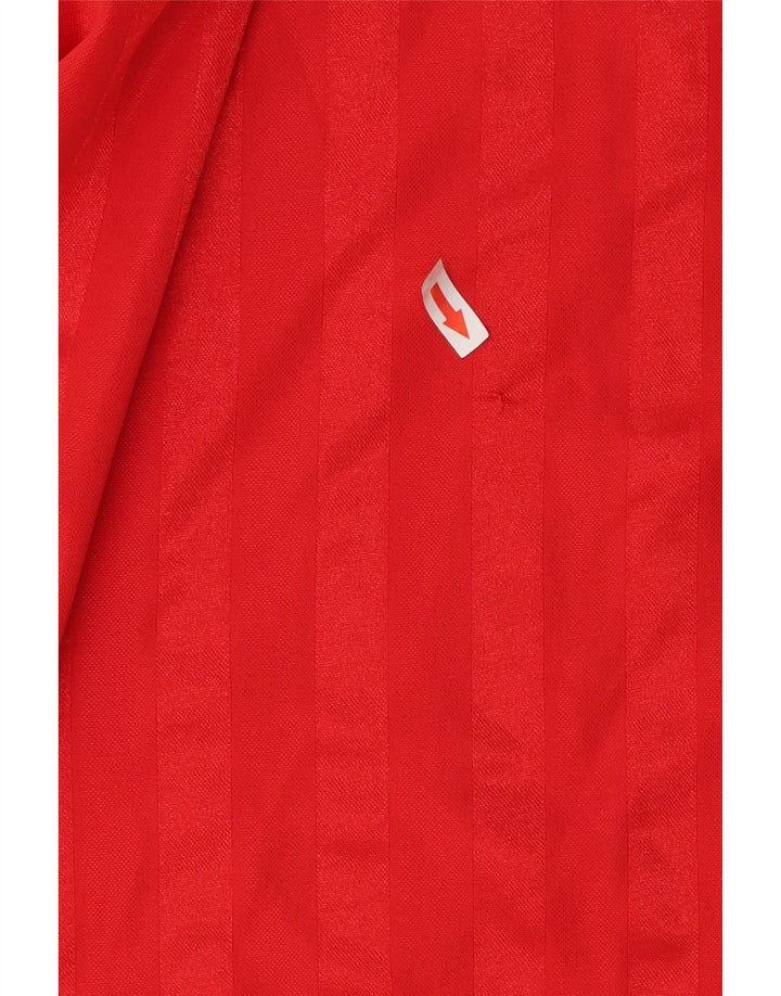 Męski T-shirt KAPPA z grafiką, mały, czerwony, z blokami kolorów