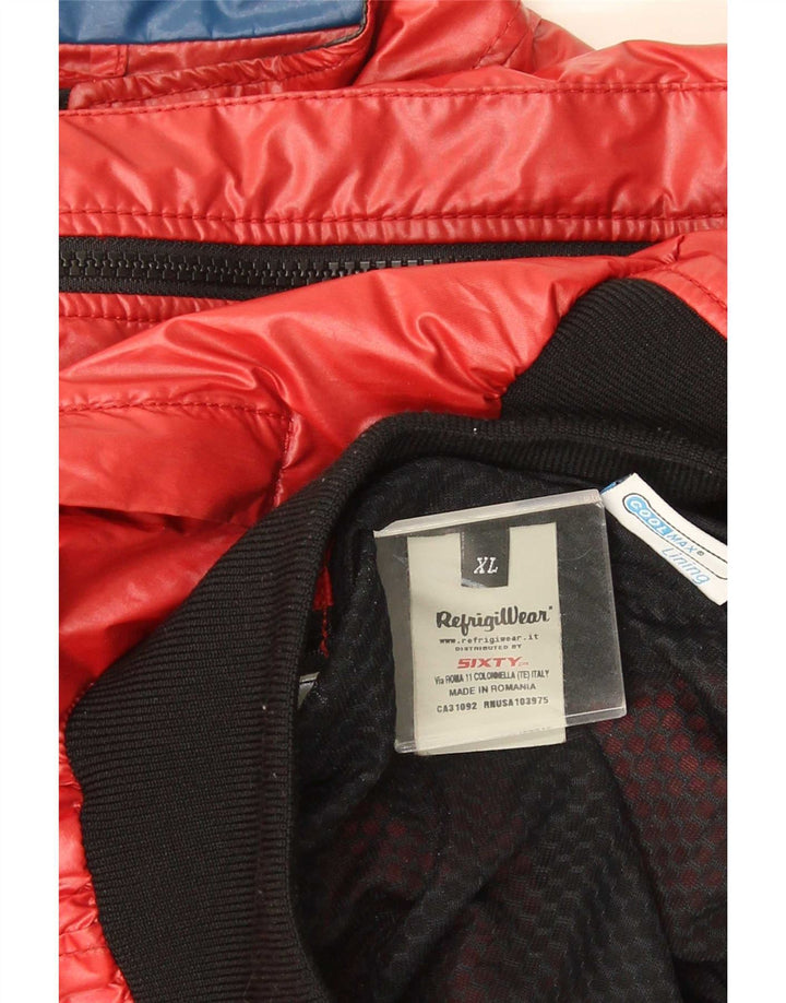 Damska kurtka przeciwdeszczowa Refrigiwear UK 18 XL w kolorze czerwonym
