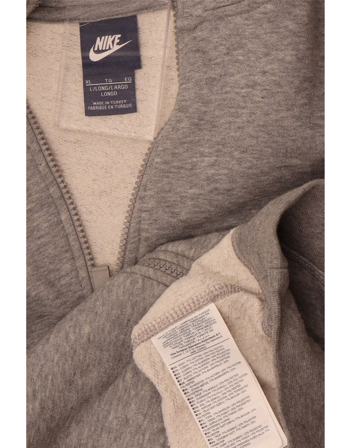 Męska kurtka dresowa Nike XL, szara, bawełniana