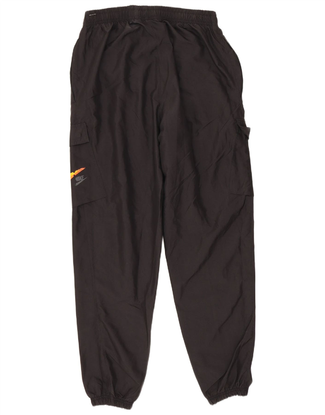 Męskie spodnie dresowe NIKE Graphic Cargo Joggery, średni czarny poliester