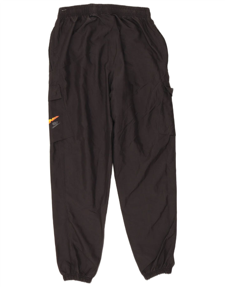Męskie spodnie dresowe NIKE Graphic Cargo Joggery, średni czarny poliester