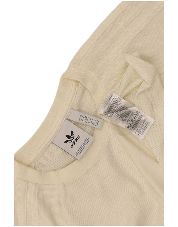 Adidas Męska koszulka Top Medium Off White Cotton