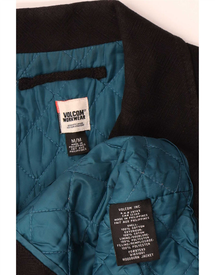 Płaszcz męski Volcom Pea Coat UK 38, średni czarny bawełniany