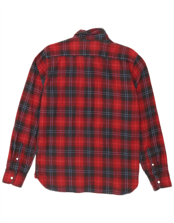 Męska koszula flanelowa Levi's, bawełniana w czerwoną kratę