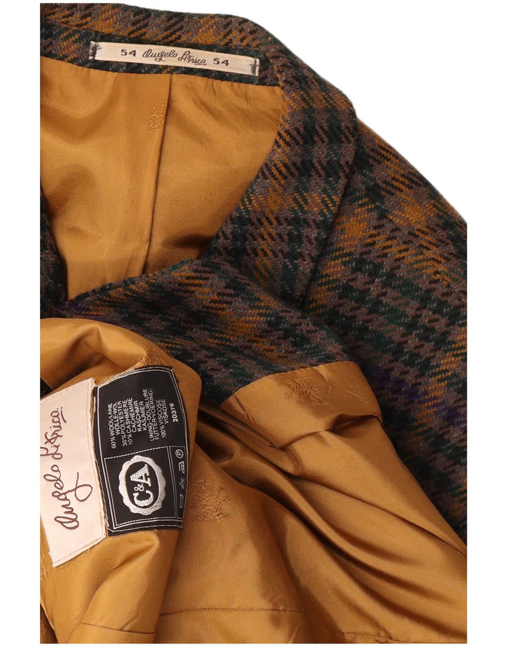 Męska marynarka Angelo Litrico EU 54 2XL wielokolorowa pepitka