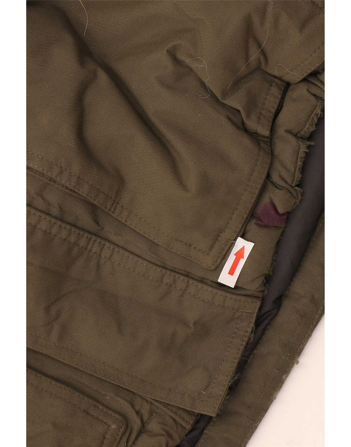 Męska wyściełana kurtka z kapturem The North Face UK 38, średni nylon khaki
