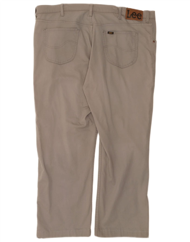 Męskie proste spodnie casual Lee W40 L28 szare