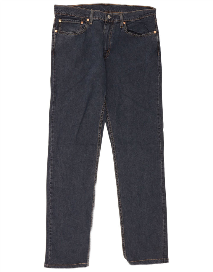 Męskie jeansy Levi's 511 Slim W34 L34 Granatowa bawełna