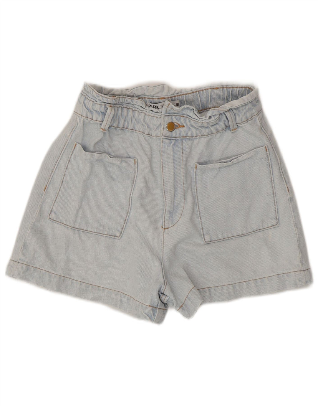 Damskie spodenki jeansowe Zara EU 38 Small W28 Niebieskie