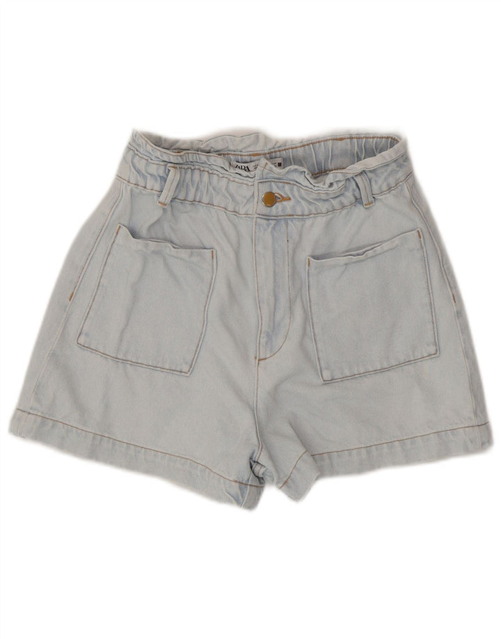 Damskie spodenki jeansowe Zara EU 38 Small W28 Niebieskie