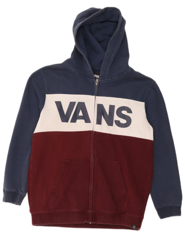Damski sweter z kapturem Vans Graphic, UK 18 XL, granatowy, blok kolorów