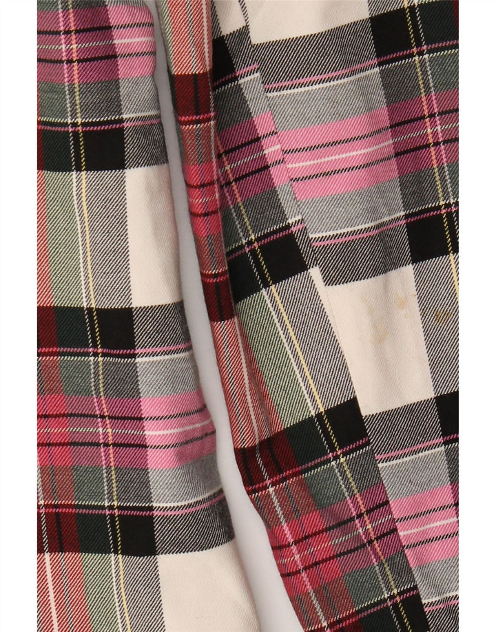 TOPSHOP Damska marynarka dwurzędowa UK 10 w małą różową kratkę