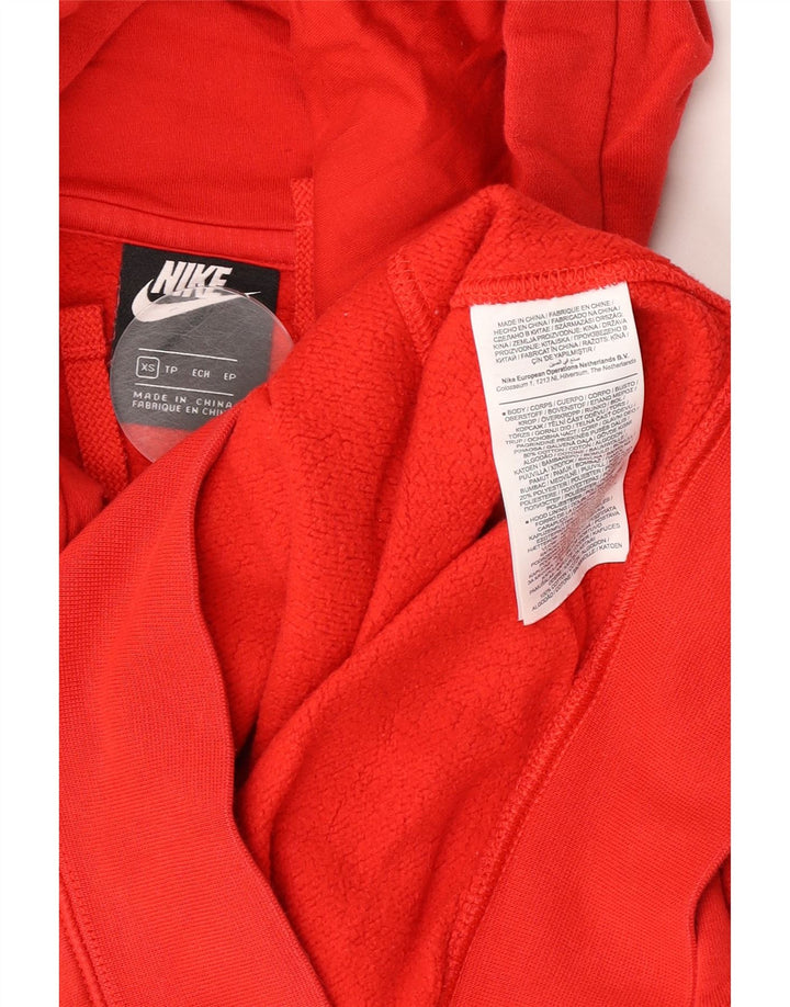 Męska bluza z kapturem Nike XS, czerwona, bawełniana