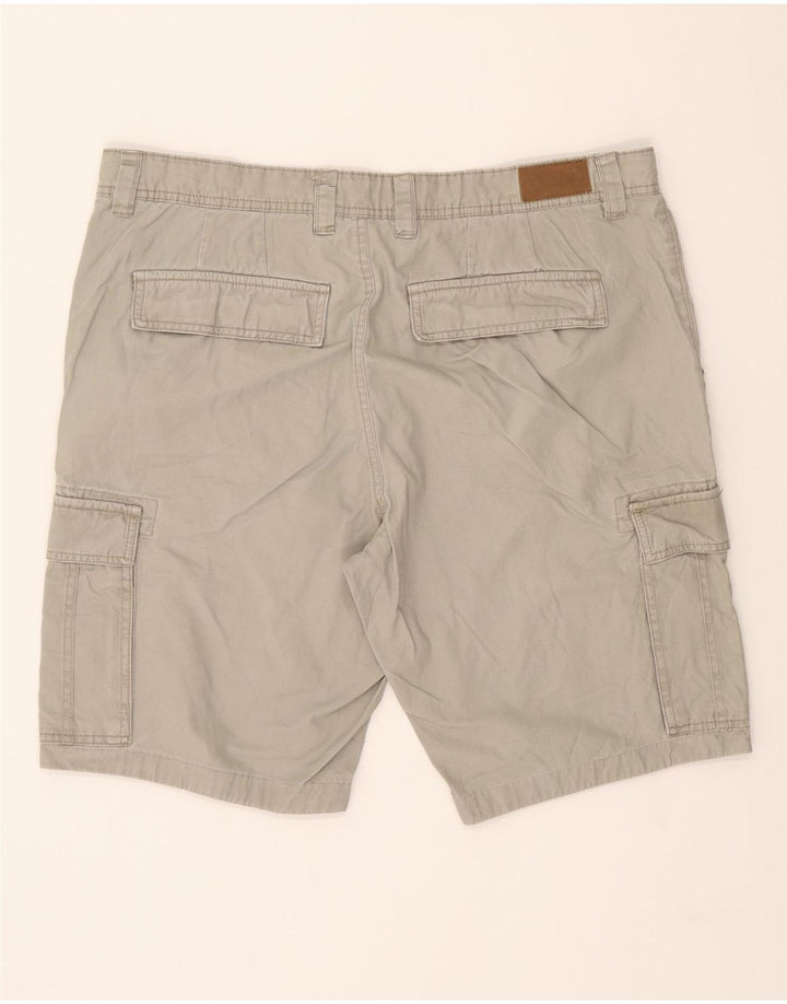 DACK'S Mens Regular Fit Cargo Shorts W38 XL Grey Cotton Vintage Dack's and Second-Hand Dack's from Messina Hembry 