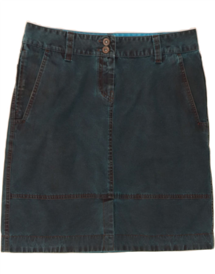 MURPHY & NYE Womens Denim Skirt W30 Medium Blue Cotton Vintage Murphy & Nye and Second-Hand Murphy & Nye from Messina Hembry 