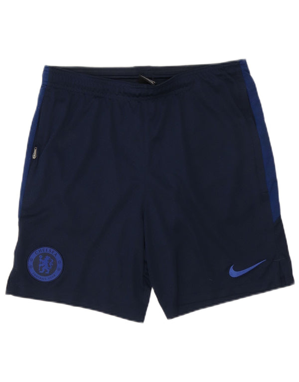 Męskie spodenki sportowe Nike Chelsea FC, średni granatowy poliester