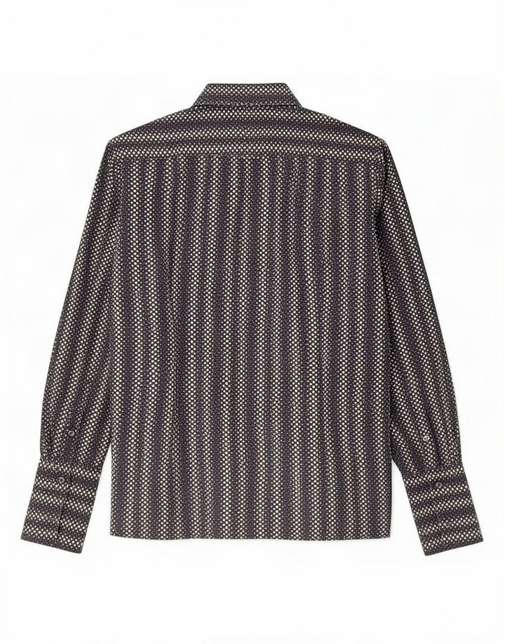 Koszula męska Paul Smith, średnia, granatowa, bawełniana w cętki