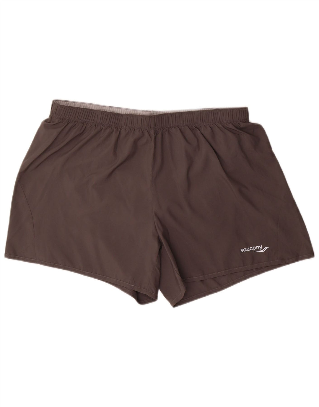 Męskie spodenki sportowe Saucony XL, szary poliester