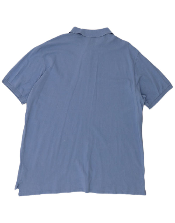 Męska koszulka polo Polo Ralph Lauren 2XL niebieska bawełna