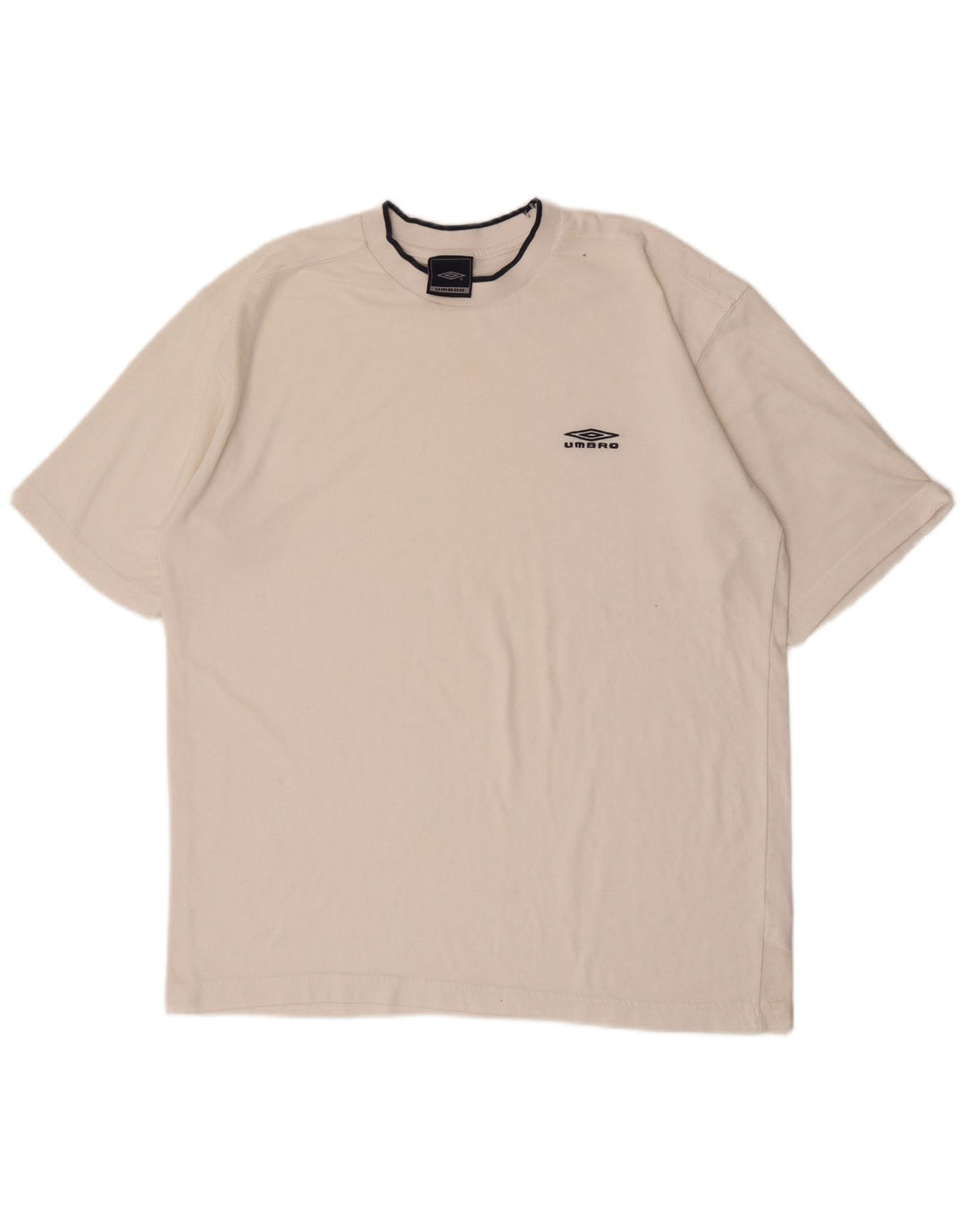 Męski T-shirt z grafiką Umbro, duży, złamany biały poliester