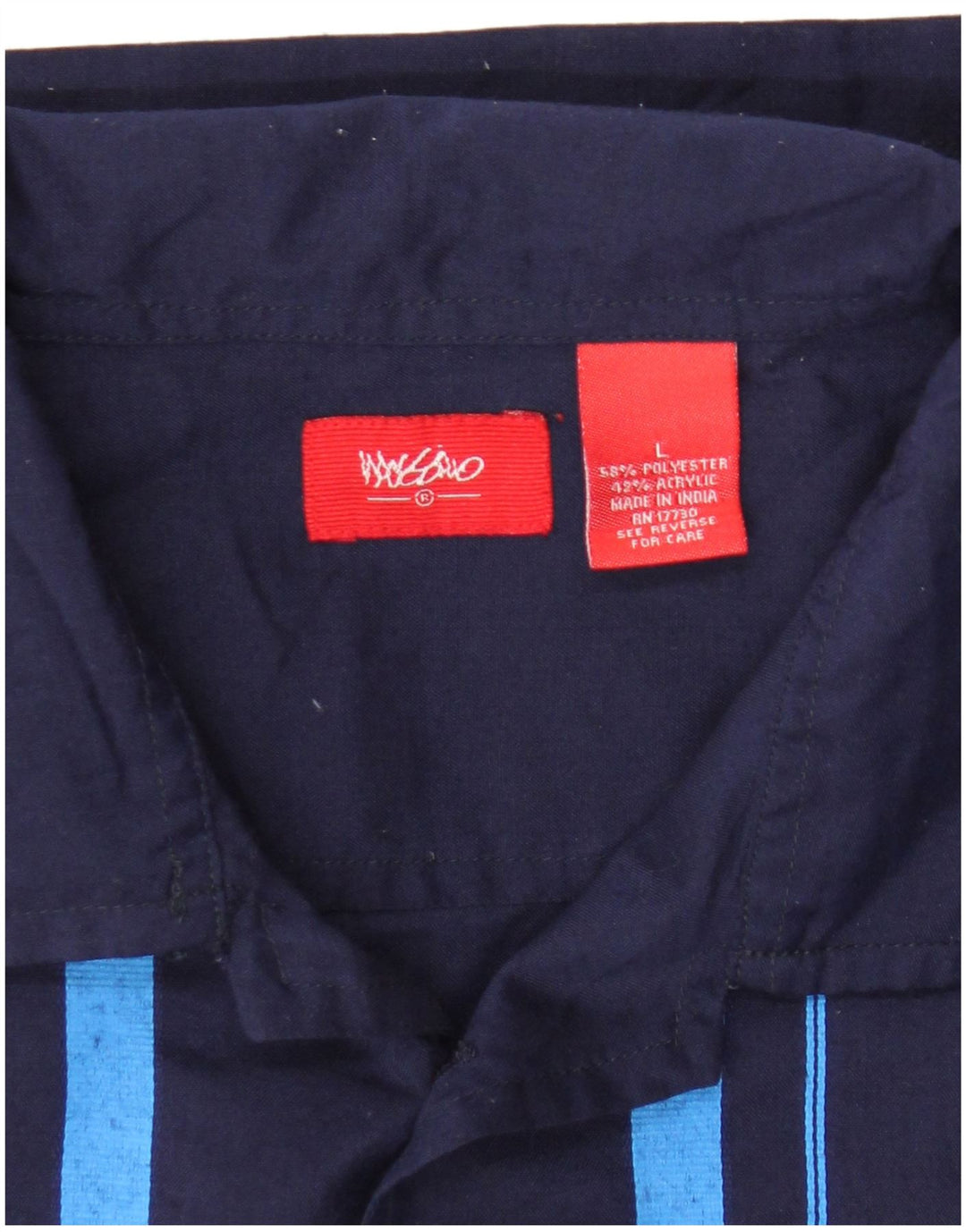 Koszula chłopięca Mossimo z krótkim rękawem 14-15 lat, duża, granatowa w paski