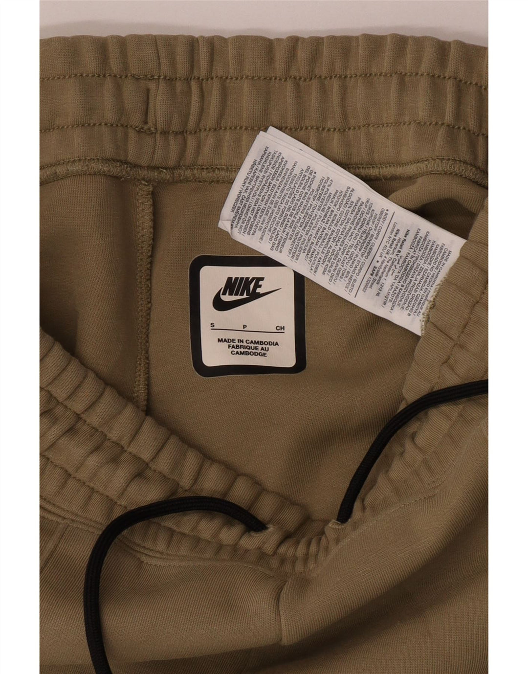 Męskie spodnie dresowe Nike, małe, zielone, bawełniane