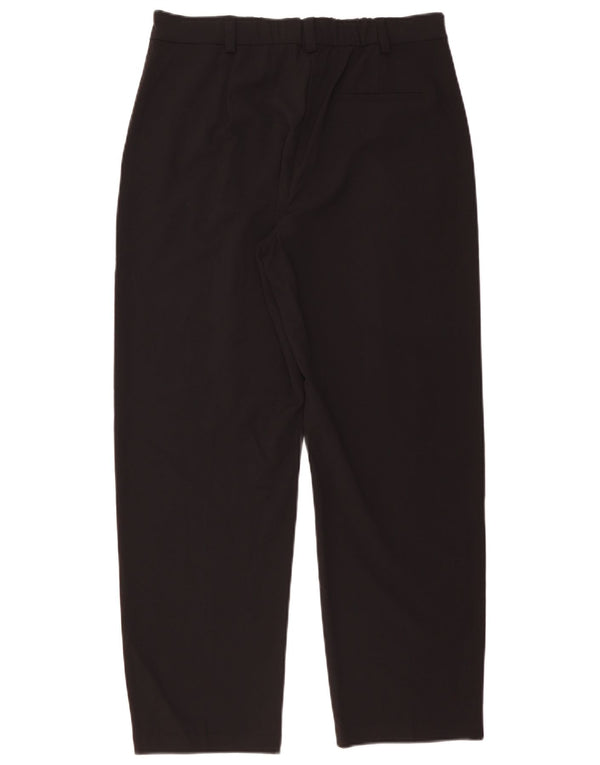 Krótkie spodnie garniturowe damskie Marks & Spencer UK 14 duże W32 L27 czarne