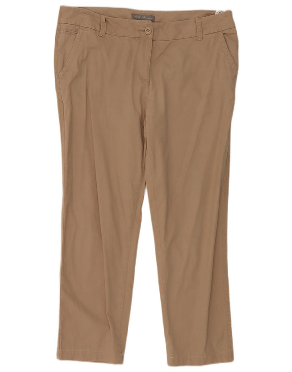 Spodnie Marks & Spencer Damskie UK 14 Large W34 L25 Beżowe