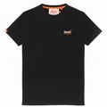 T-shirt męski Superdry, bawełniany, średni czarny
