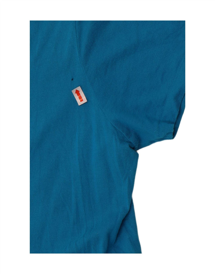 T-shirt damski Nike Top UK 14, średni niebieski, bawełniany