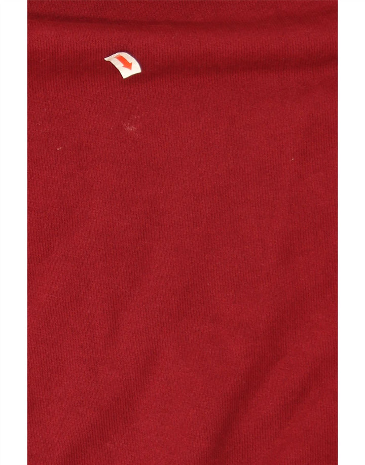 Męska bluza z grafiką Nike, mała, bordowa, bawełniana