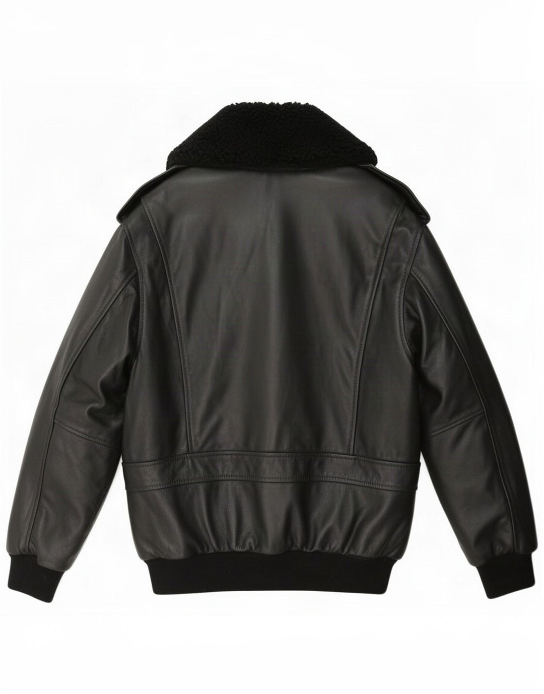 Redskins Męska skórzana kurtka wojskowa UK 36 Small Black