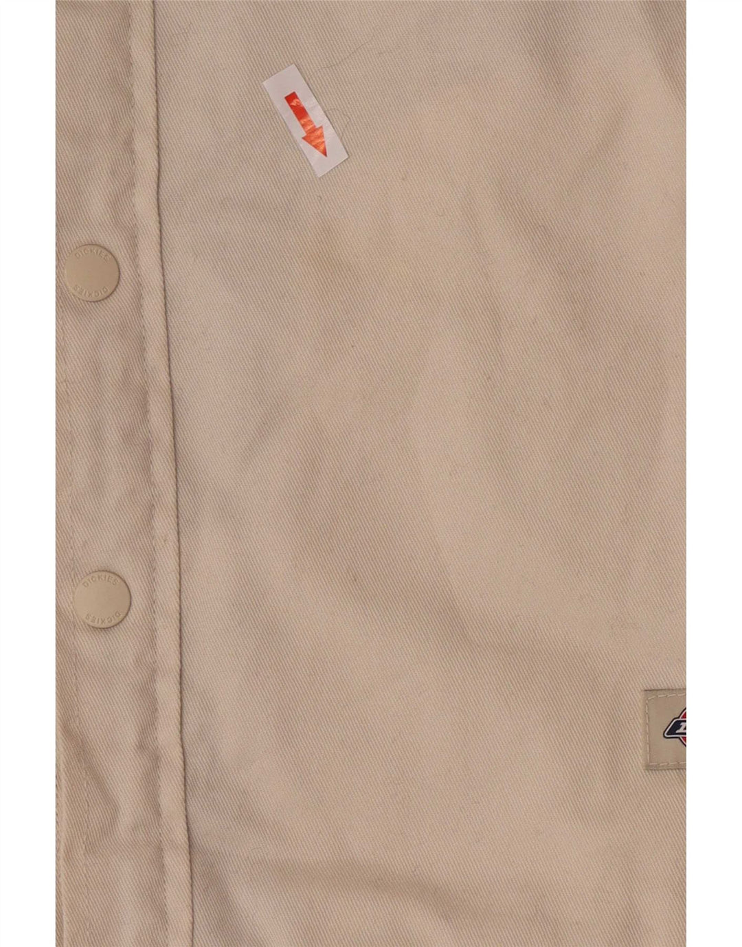 Męska kurtka jeansowa Dickies Sherpa UK 36, mała, beżowa, poliester