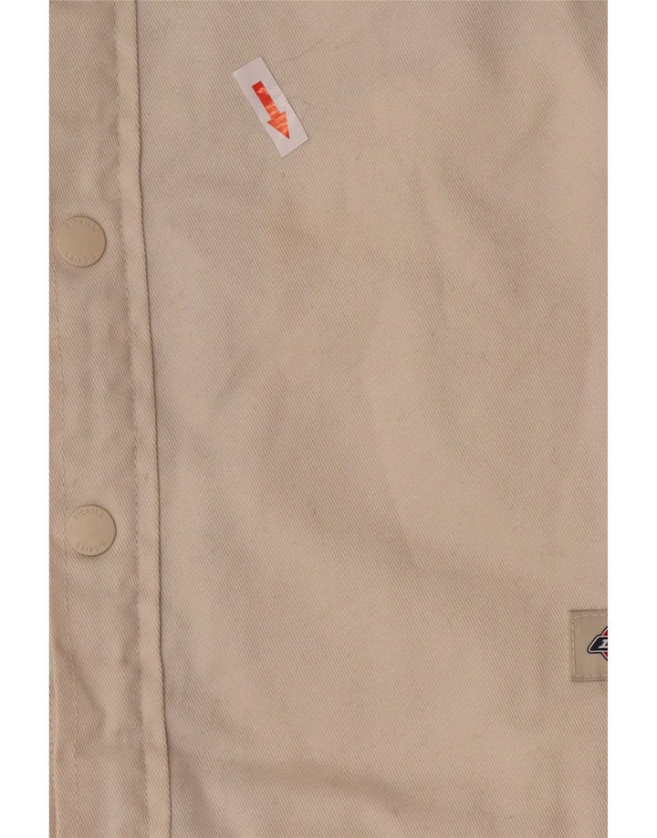 Męska kurtka jeansowa Dickies Sherpa UK 36, mała, beżowa, poliester