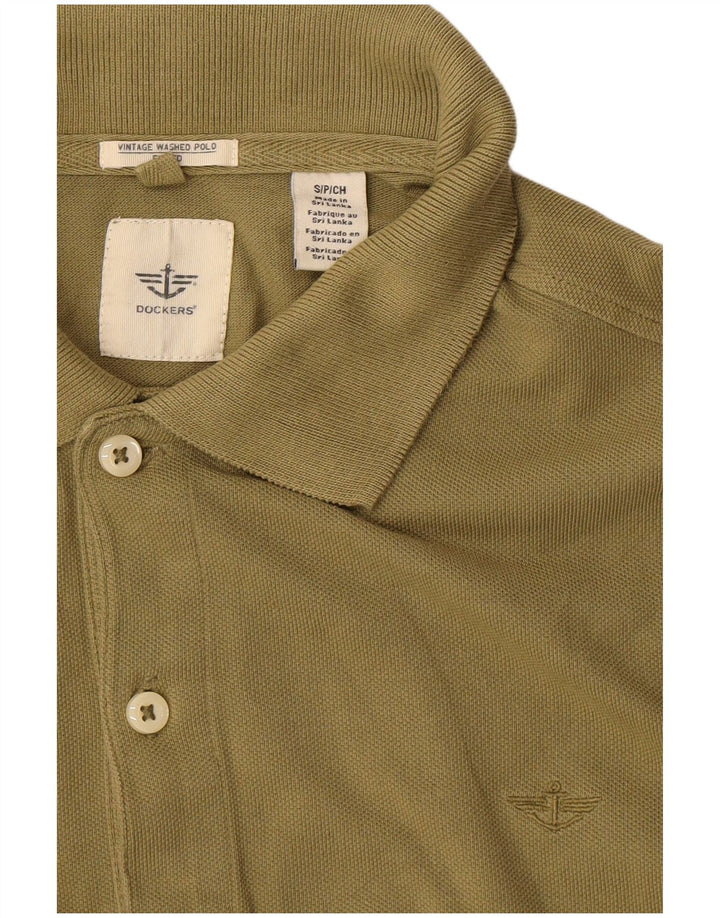 Męska koszulka polo DOCKERS, mała, khaki