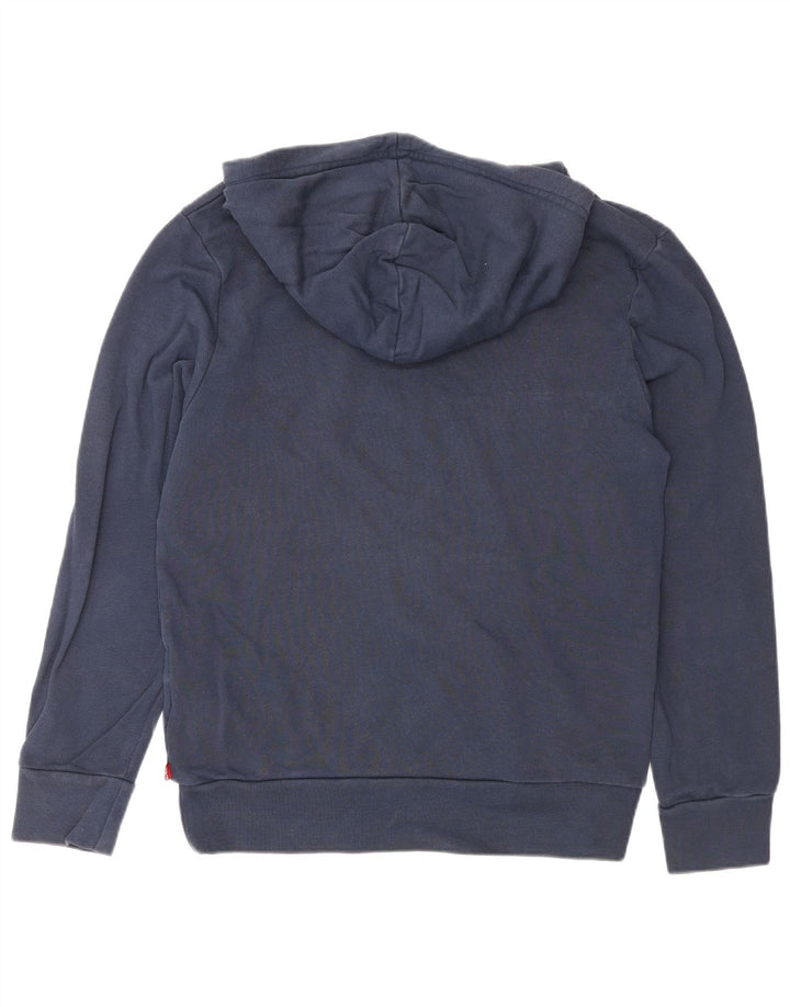 Męski sweter z kapturem Levi's z grafiką, mały, granatowy, bawełniany