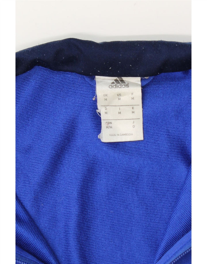 Adidas Męska bluza dresowa Top Jacket Medium Blue Colorblock Poliester