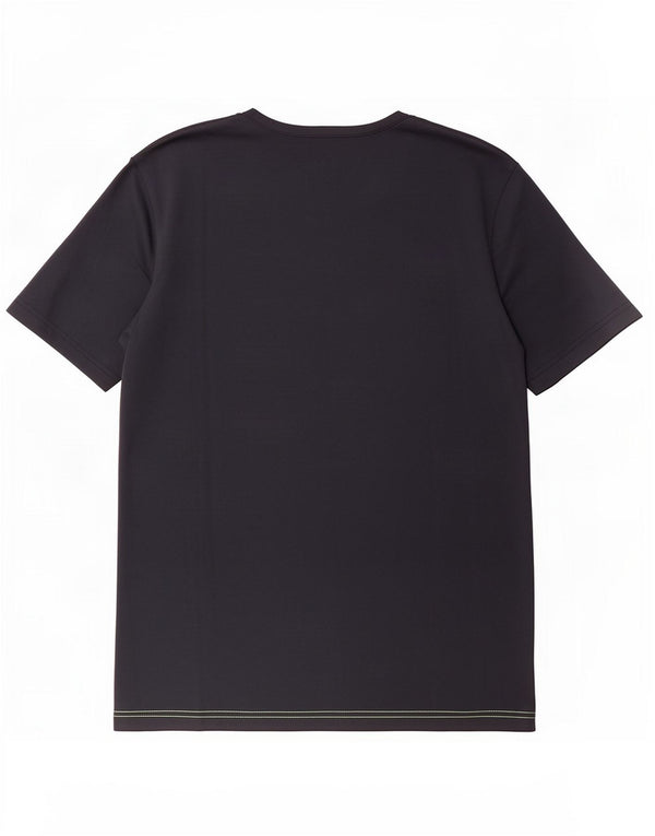 T-shirt męski Puma, duży, czarny, z blokami kolorów, poliester