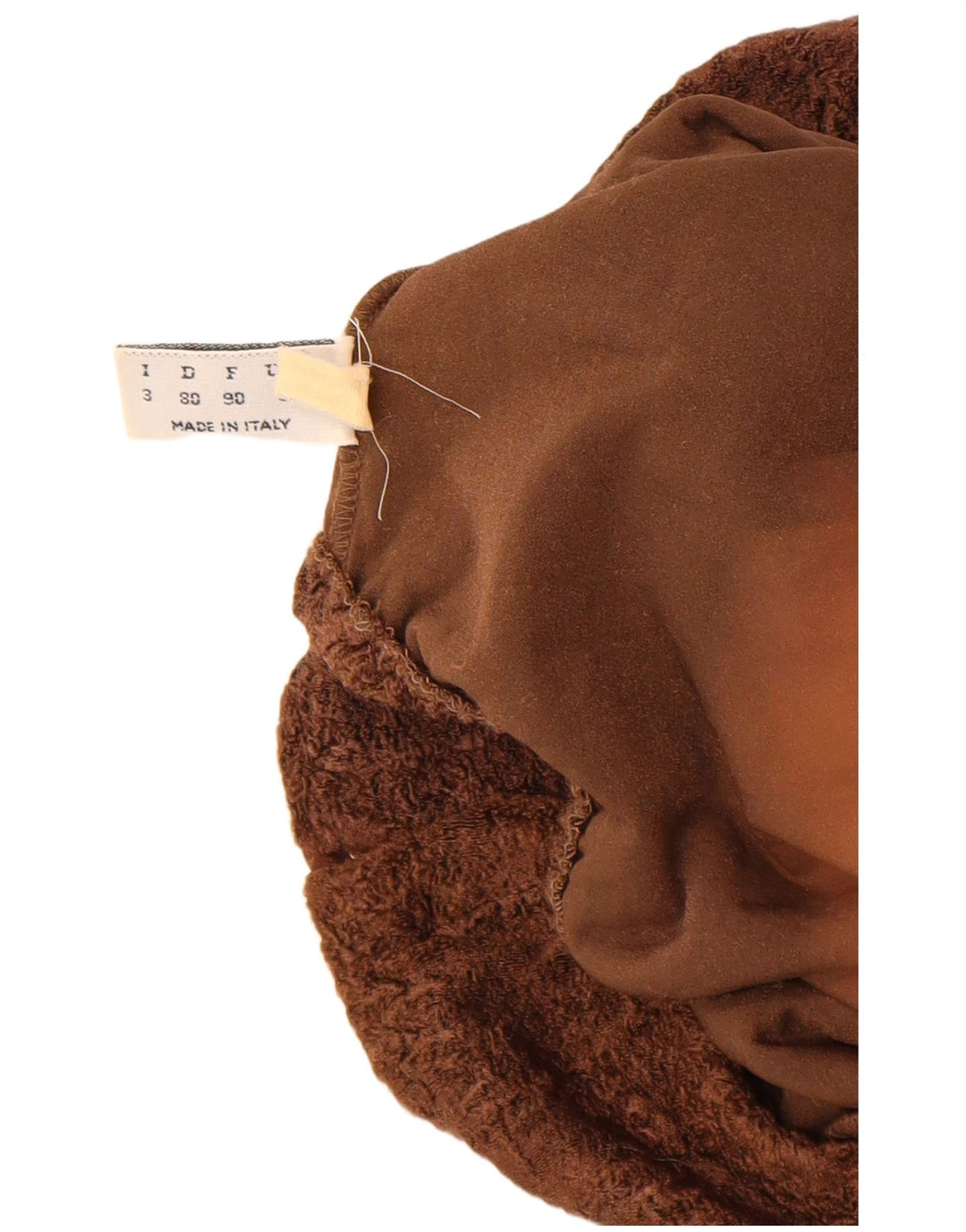 Body damskie z długim rękawem w stylu vintage UK 12 Średni brązowy poliamid