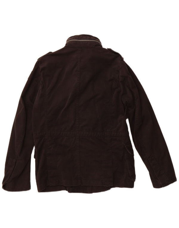 Męska kurtka wojskowa Diesel UK 40, duża, czarna, bawełniana