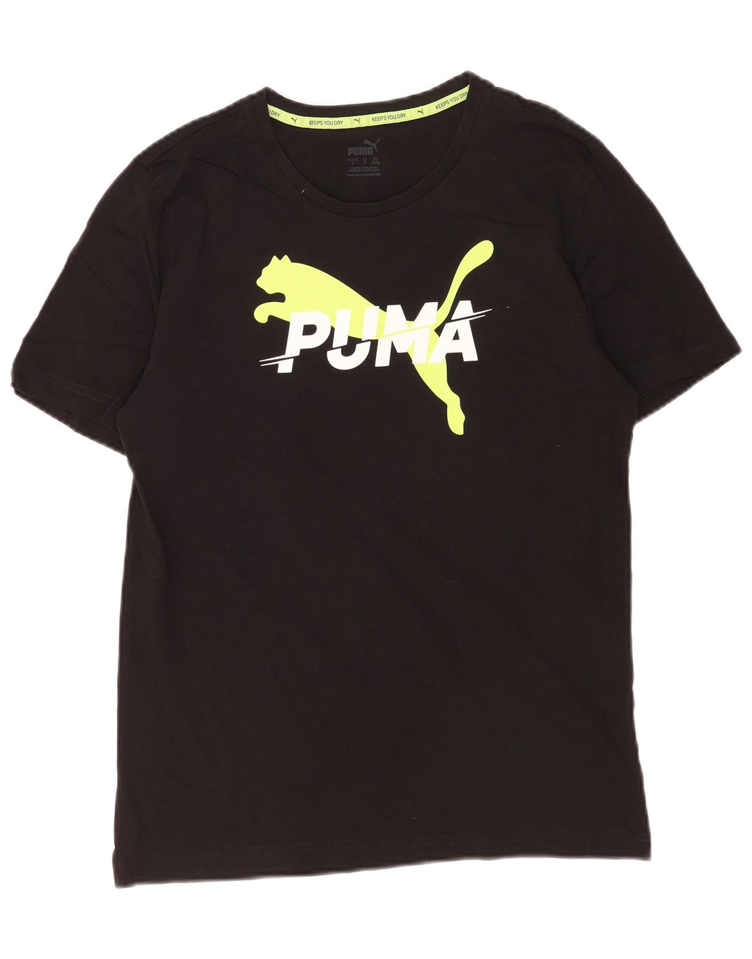 Męska koszulka z grafiką Puma, mała czarna