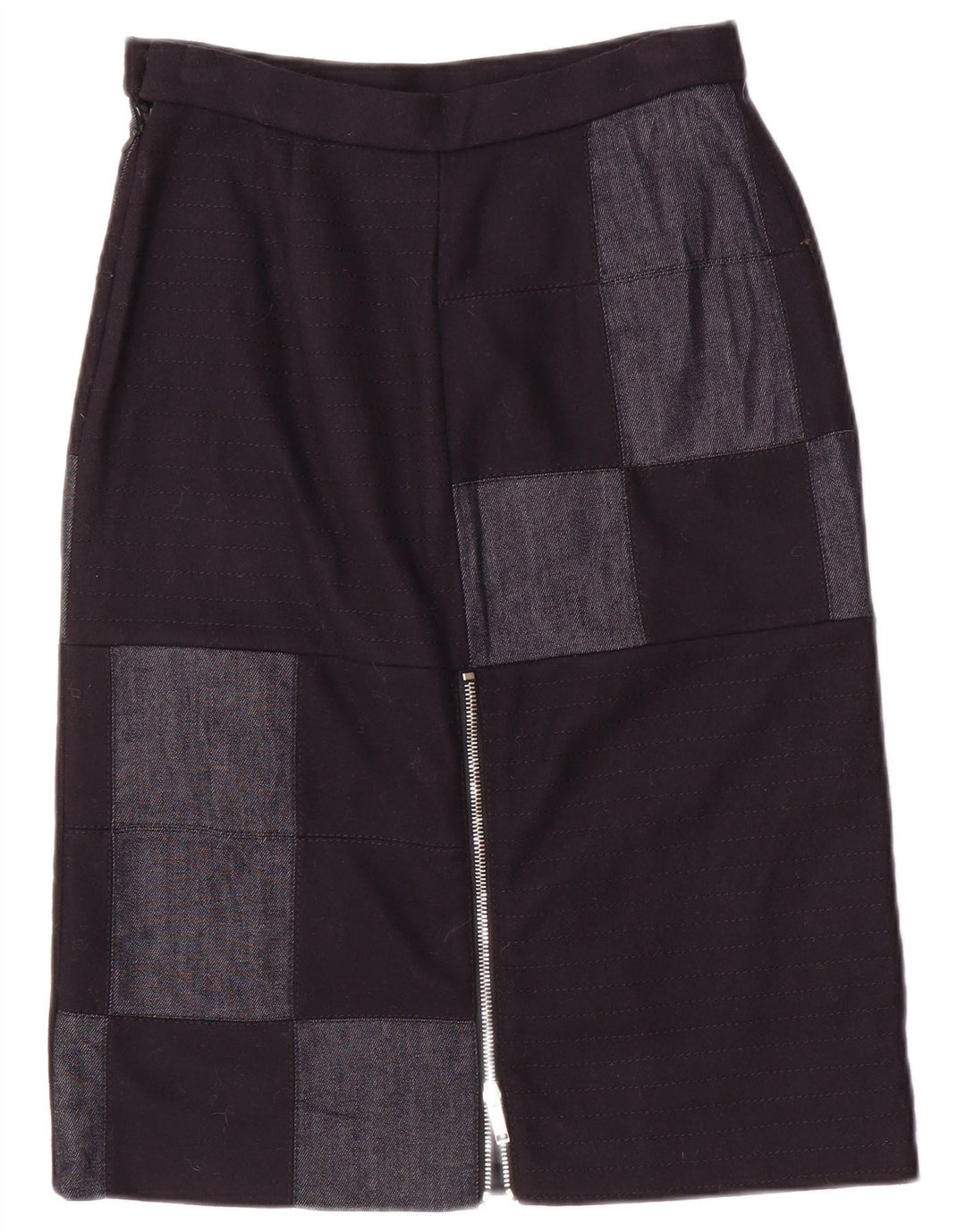 Damska spódnica midi Iceberg IT 40 Small W26 Granatowy patchworkowy nylon