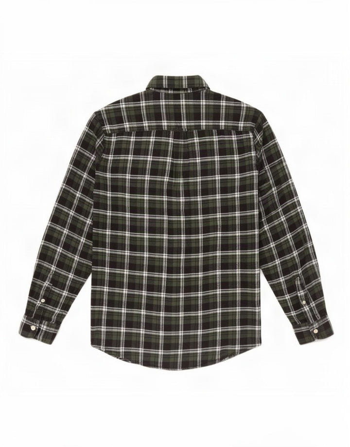 Męska koszula flanelowa Chaps, duża, bawełniana w zieloną kratę