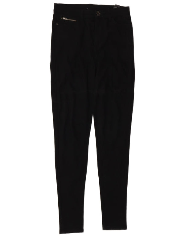 Marks & Spencer Damskie Skinny Jeans UK 10 Small W28 L30 Czarna bawełna