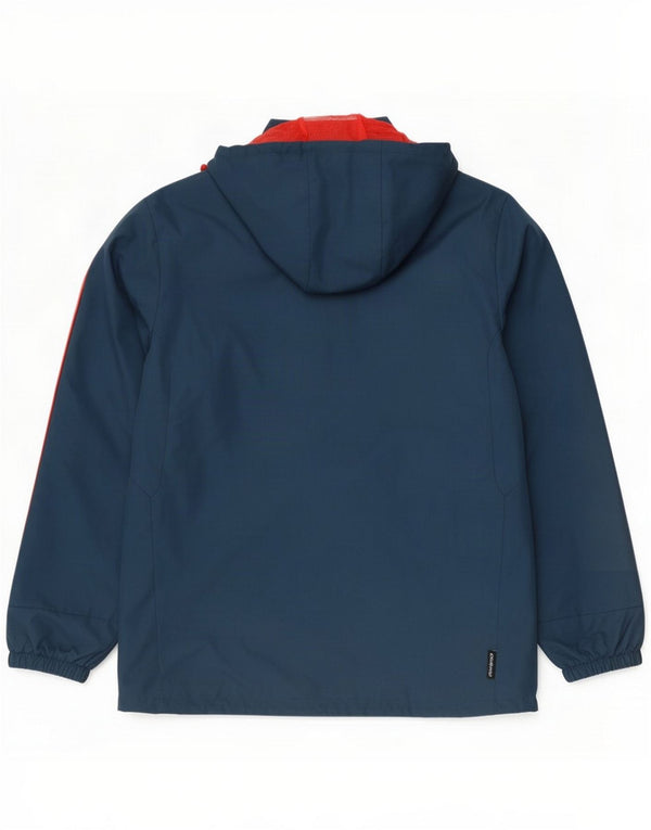 Adidas Męska kurtka przeciwdeszczowa z kapturem Munster Rugby UK 48/50 XL granatowa